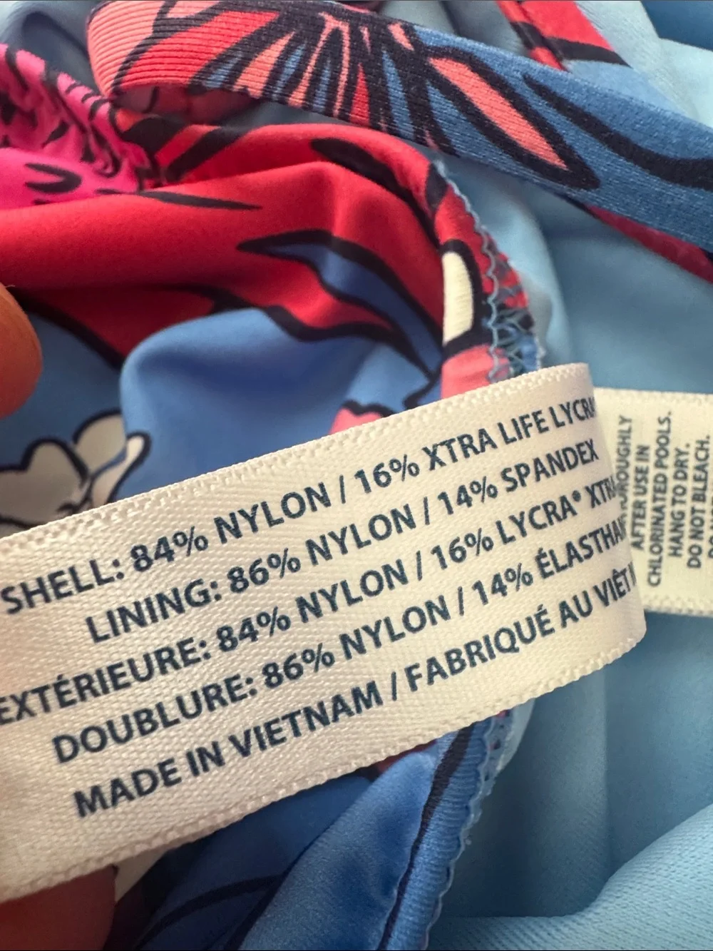 Vineyard Vines Women's Sconset One-piece Blue Pink Floral S